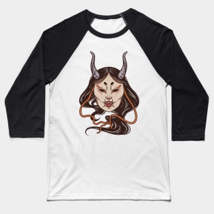 Female Hannya Baseball T-Shirt